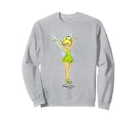 Disney Peter Pan Tinker Bell Watercolor Sketch Sweatshirt