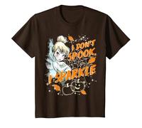 Disney Peter Pan Tinkerbell Halloween Sparkle Tee T-Shirt, Youth, Brown, Medium