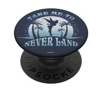 Disney Peter Pan Tinkerbell Silouhette Take Me To Never Land PopSockets Swappable PopGrip