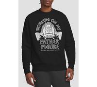 Disney Phil Working On My Father Figure Sweatshirt, Black | Size: Large Disney Black L