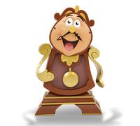 ABYstyle Disney Beauty and the Beast Cogsworth Premium Money Box | Disney Money Box | Cash Box | Blue | Children, Fans, Collectors, Adults