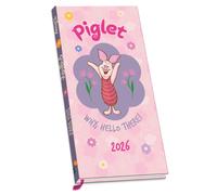 2026 DIARY DISNEY PIGLET WEEK TO VIEW SLIM POCKET DIARY OFFICIAL PRODUCT