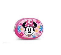 Disney Minnie Mouse Floral-Pill Coin Purse, Pink, 12 x 8.5 cm
