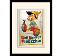 Disney Pinocchio 30 x 40 cm Mounted and Framed Print
