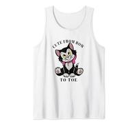Disney Pinocchio Figaro Cute From Bow To Toe Tank Top
