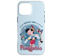 Disney Pinocchio For The Happiest Time In Your Life Retro Case for iPhone 16 Pro Max