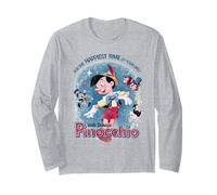 Disney Pinocchio for The Happiest Time in Your Life Retro Long Sleeve T-Shirt