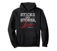 Disney Pirates of the Caribbean Sticks And Stones Jack Quote Pullover Hoodie
