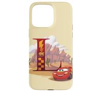 Disney & Pixar Alphabet Monogram Letter L Lightning McQueen Case for iPhone 15 Pro Max