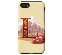 Disney & Pixar Alphabet Monogram Letter L Lightning McQueen Case for iPhone SE (2020) / 7/8