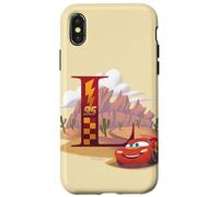 Disney & Pixar Alphabet Monogram Letter L Lightning McQueen Case for iPhone X/XS