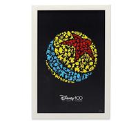 Disney Pixar Ball Framed Wood Wall Decor - Vintage Luxo Ball Picture for Home Decorating