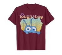Disney Pixar Bug's Life Tough To Be A Bug T-Shirt, Men, Burgundy, X-Large
