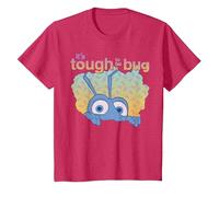 Disney Pixar Bug's Life Tough To Be A Bug T-Shirt, Youth, Red Heather, X-Small