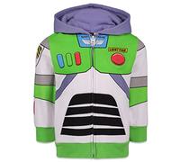 Disney Pixar Buzz Lightyear Hoodie Costume Toddler Boys Fleece Zip Up 4T