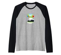 Disney & Pixar Buzz Lightyear Numbers 3 Third 3rd Birthday Raglan Baseball Tee