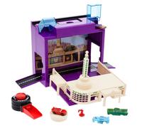 Disney Pixar Car Play Set - Toolbox Case with Lightning McQueen & Ramone Die Cast Cars Launcher Body Shop Turntable Track & More