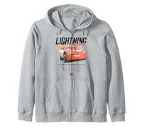Disney Pixar Cars 2 Custom-Built Piston Cup Racer Distressed Zip Hoodie