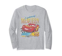 Disney Pixar Cars 2 Lighting Mc Queen Think Fast Portrait Long Sleeve T-Shirt