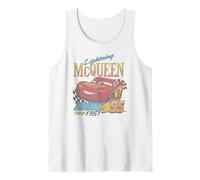 Disney Pixar Cars 2 Lighting Mc Queen Think Fast Portrait Tank Top