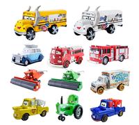 Disney Pixar Cars 3 2 Toy Lightning Mcqueen Mack Truck Mater Miss Fritter Frank Queen car racer Metal Collection children gift 26