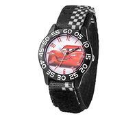 Disney Pixar Cars 3 Children's Analogue Quartz Watch Nylon Strap Black Black Band, black, Ribbon