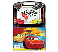 Disney / Pixar Cars 3 Read & Doodle - Learning resources for kids, a magnetic drawing pad, an easy-to-use pen, 22-page board book for reading and drawing