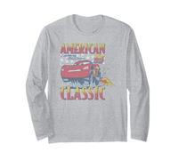 Disney Pixar Cars 4th of July McQueen American Classic Retro Long Sleeve T-Shirt