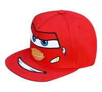 Disney Pixar Cars Baseball Cap, Cotton Adjustable Adult Hat, Red, One Size