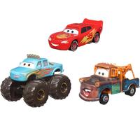 DISNEY PIXAR CARS DC 3-PACK BRAND NEW IN BOX LIGHTNING McQUEEN , MATER