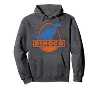 Disney Pixar Cars Dinoco Vintage Logo Text Pullover Hoodie