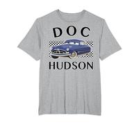 Disney Pixar Cars Doc Hudson Finish T-Shirt, Men's Big and Tall, Heather Grey, 2X Tall