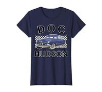 Disney Pixar Cars Doc Hudson Finish T-Shirt, Women, Navy Blue, X-Small