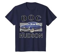 Disney Pixar Cars Doc Hudson Finish T-Shirt, Youth, Navy Blue, Small