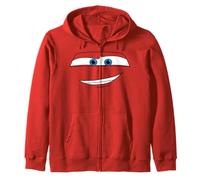 Disney Pixar Cars Lightning McQueen Big Face Zip Hoodie