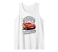 Disney Pixar Cars Lightning McQueen Kachow! Retro Shot Tank Top