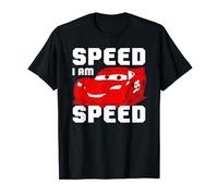 Disney Pixar Cars Lightning McQueen Speed I Am Speed T-Shirt
