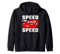 Disney Pixar Cars McQueen SPEED I Am SPEED Zip Hoodie