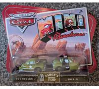 Disney Pixar Cars-Mini Adventures-Sarge's Boot Camp-Doc Hudson & Sheriff-New