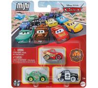 Disney Cars Mini Racers 3pack Radiator Springs Race & Rescue Lightning McQueen, Sheriff, Chick Hicks