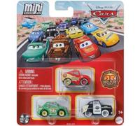 Disney Cars Mini Racers 3pack Radiator Springs Race & Rescue Lightning McQueen, Sheriff, Chick Hicks