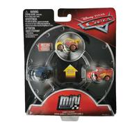 Disney Pixar Cars Mini Racers Rust-Eze, Lightning McQueen & Jackson Storm 3 Pack