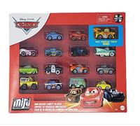 Disney Pixar Cars Mini Racers Variety 15 Pack - New 2021 Hot Rod Mater Design Included - Collectible Car Playset Collection