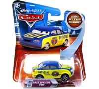 Disney / Pixar CARS Movie 155 Die Cast Car with Lenticular Eyes Series 2 Race Official Tom