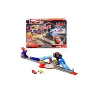 Disney Pixar Cars Piston Cup Stunting Speedway Playset With Lightning Mcqueen Toy Car One Colour