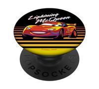 Disney Pixar Cars Retro Vintage Stripes Lightning McQueen PopSockets Adhesive PopGrip