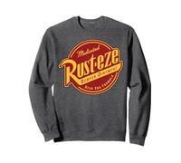 Disney Pixar Cars Rusteze Vintage Logo Sweatshirt, Adult Unisex, Dark Heather Grey, XX-Large
