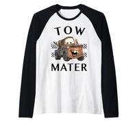 Disney Pixar Cars Tow Mater Finish Raglan Baseball Tee