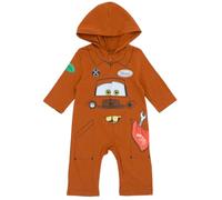 Disney Pixar Cars Tow Mater Lightning McQueen Cosplay Jumpsuit with Zip for Newborn to Toddler, 3 Years, Pendant Mater, 3 Years, pendant mater, 3 Years