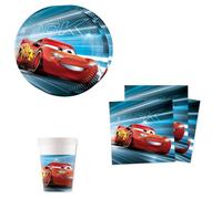 Disney Pixar Cars Victory is Mine Tableware XL Party Set for 16 Guests (52pc)